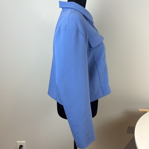 AUTRES FILLES Blue Blazer Crop Size XL - Picture 2 of 8